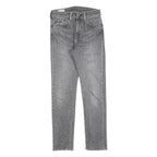 LEVI'S 510 BIG E Mens Jeans Grey Slim Skinny Denim Raw W28 L30 Vintage Style