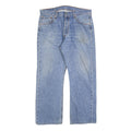 LEVI'S 501 Mens Jeans Blue Regular Straight Denim Light W34 L27 Classic Button
