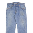 LEVI'S 501 Mens Jeans Blue Regular Straight Denim Light W34 L27 Classic Button
