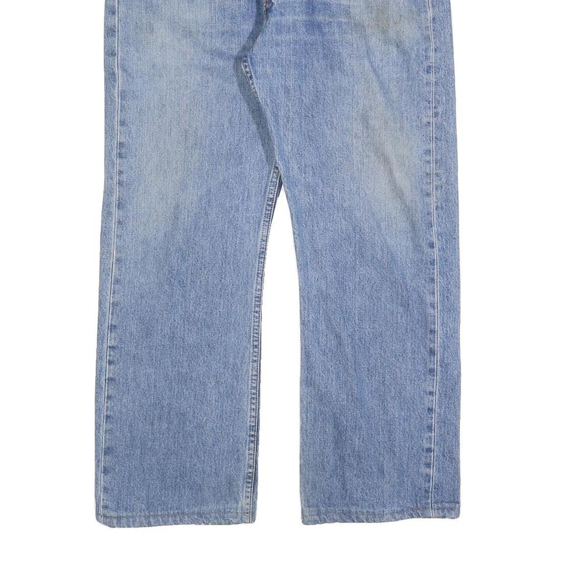 LEVI'S 501 Mens Jeans Blue Regular Straight Denim Light W34 L27 Classic Button