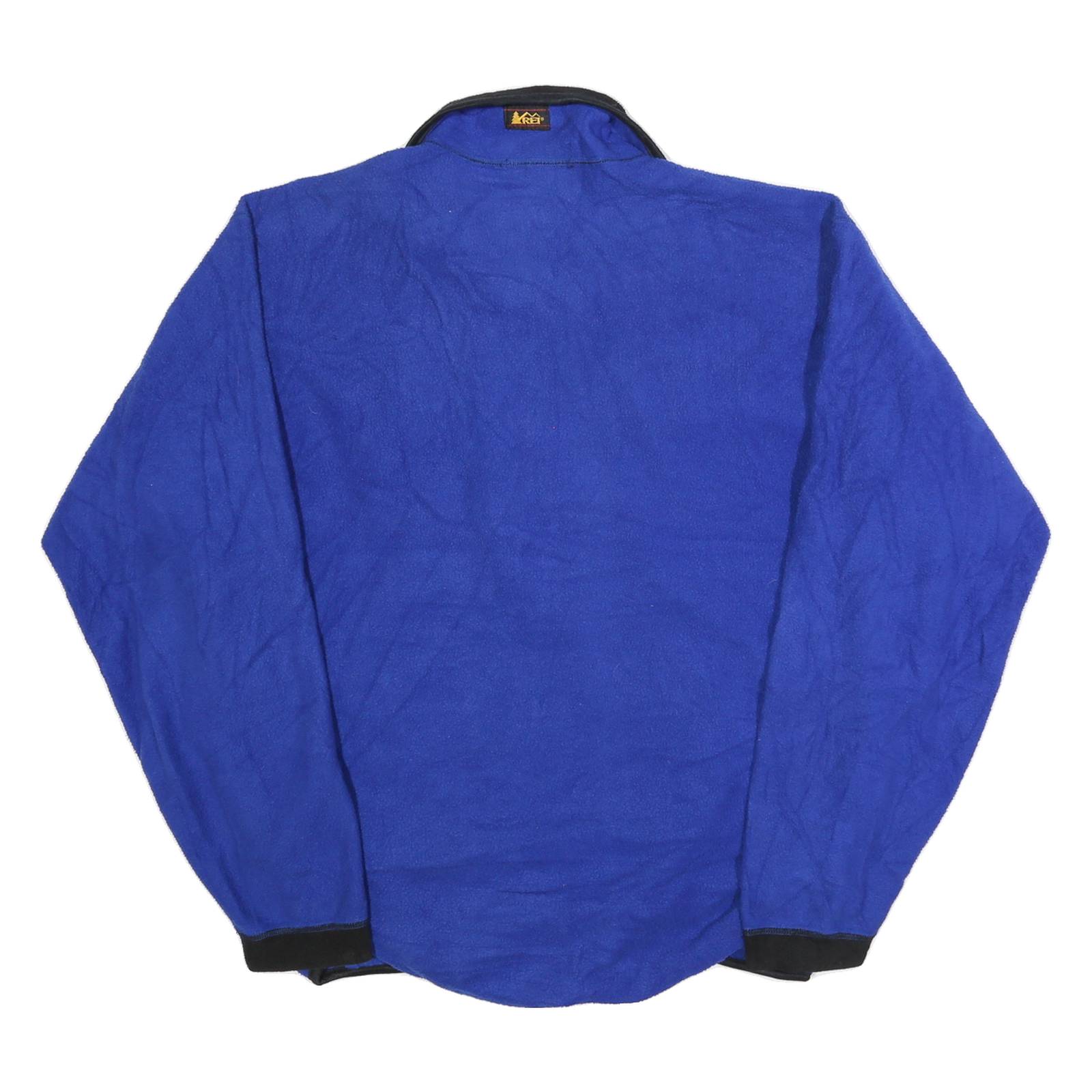REI Mens Blue Pullover Plain Crew Neck Basic Knit L Outdoor Casual Jumper