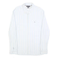 TOMMY HILFIGER Mens White & Cream Stripe Shirt 2XL Classic Button Down Cotton