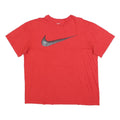 NIKE Mens Red Graphic T-Shirt 2XL Short Sleeve Crew Neck Casual Sportswear