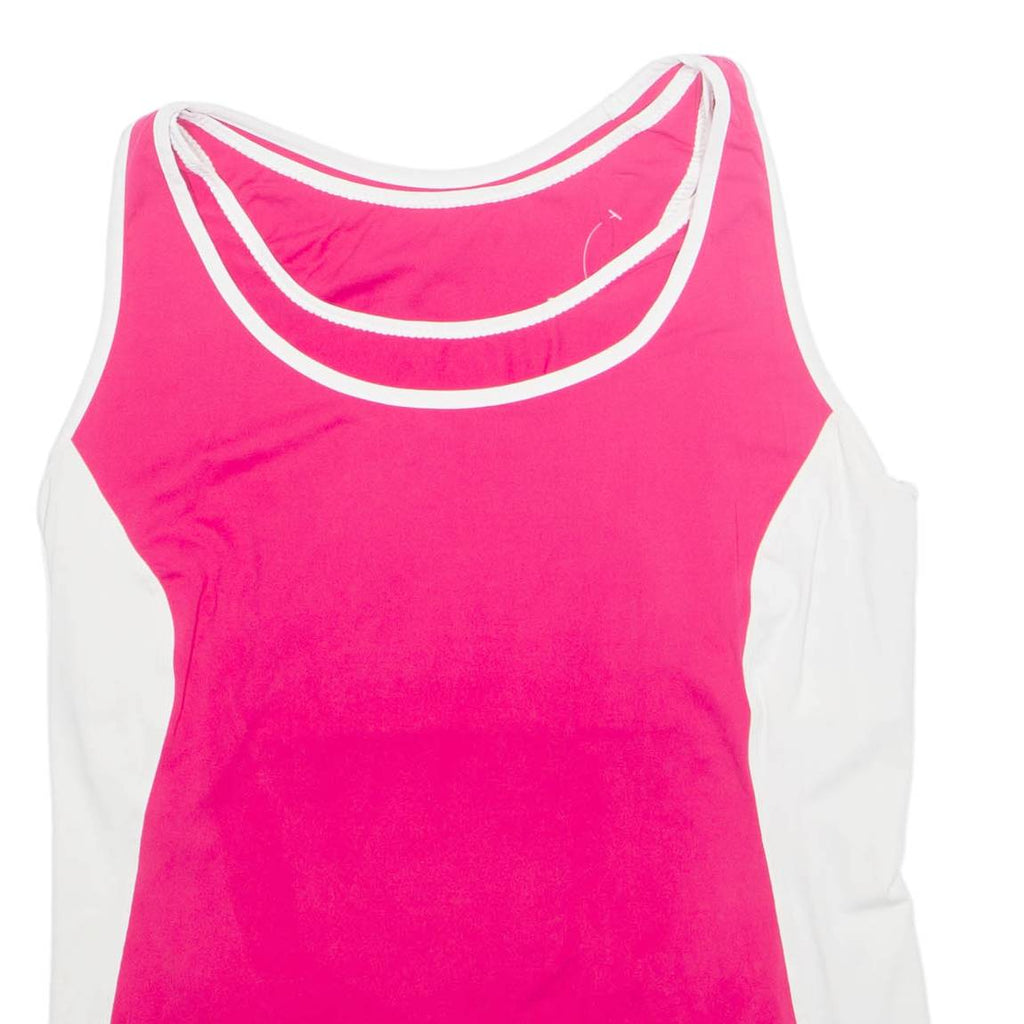 GIORDANA Womens Sports Vest Pink Sleeveless M