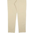 DIESEL Mens Cotton Blend Beige Slim Tapered Trousers W32 L30 Casual Zip Closure