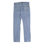 CARHARTT Mens Regular Fit Blue Denim Jeans W34 L32 Button Closure Classic Style