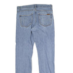 CARHARTT Mens Regular Fit Blue Denim Jeans W34 L32 Button Closure Classic Style