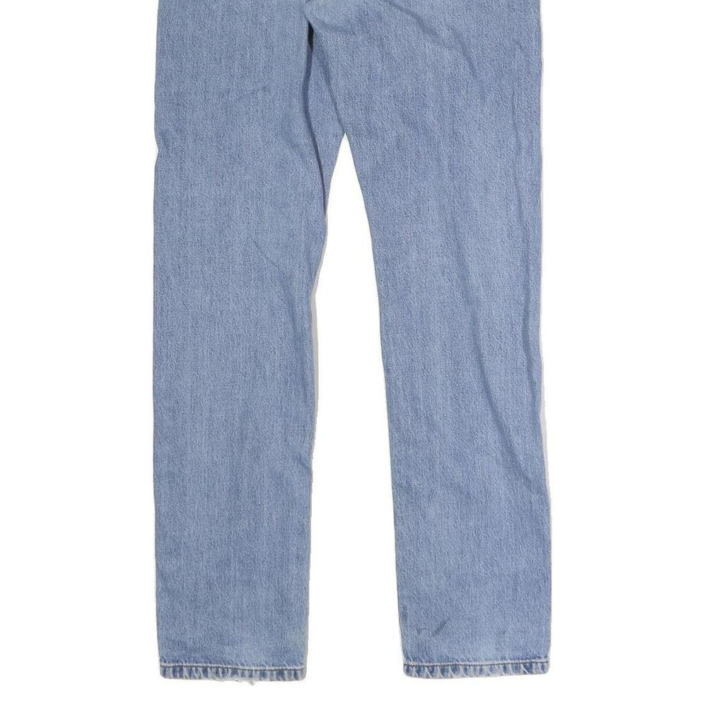 CARHARTT Mens Regular Fit Blue Denim Jeans W34 L32 Button Closure Classic Style