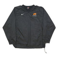 NIKE Mens Black Football Jacket XL Polyester Plain Sports Training Outerwear