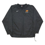 NIKE Mens Black Football Jacket XL Polyester Plain Sports Training Outerwear