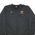 NIKE Mens Black Football Jacket XL Polyester Plain Sports Training Outerwear
