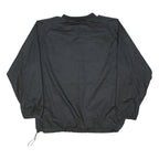 NIKE Mens Black Football Jacket XL Polyester Plain Sports Training Outerwear