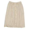 GENY SPICHMANN Womens Maxi Skirt Beige Knee Length Crazy Pattern M