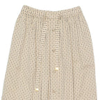 GENY SPICHMANN Womens Maxi Skirt Beige Knee Length Crazy Pattern M