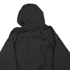 ADIDAS Mens Black Track Jacket 2XL Polyester Blend Hooded Zip Casual Sportswear