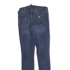 GUESS Mens Jeans Blue Slim Skinny Denim Medium W28 L29 Stylish Zip Closure