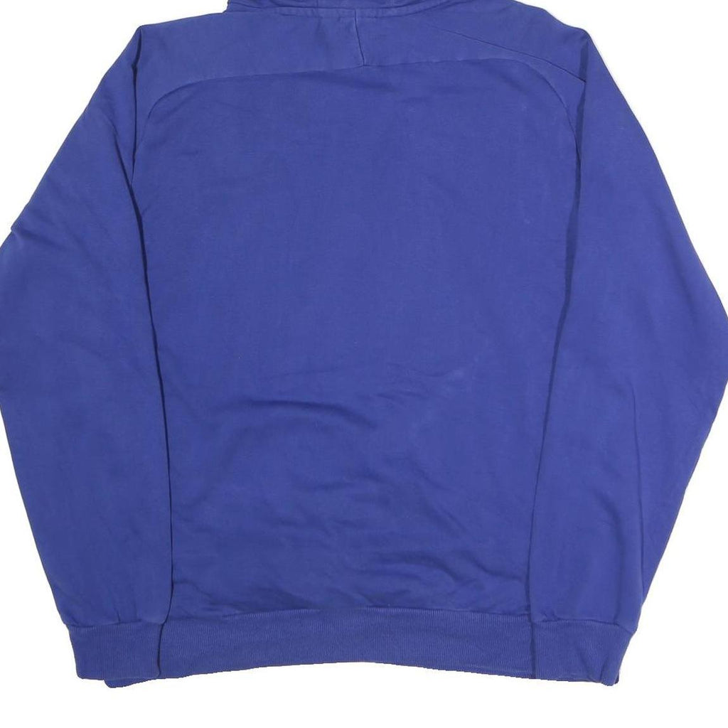 PUMA Mens Blue Cotton Pullover Hoodie L Sportswear Casual Streetwear