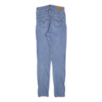 LEVI'S 721 Womens Jeans Blue Slim Skinny Denim Light W28 L30 Stretch Cotton