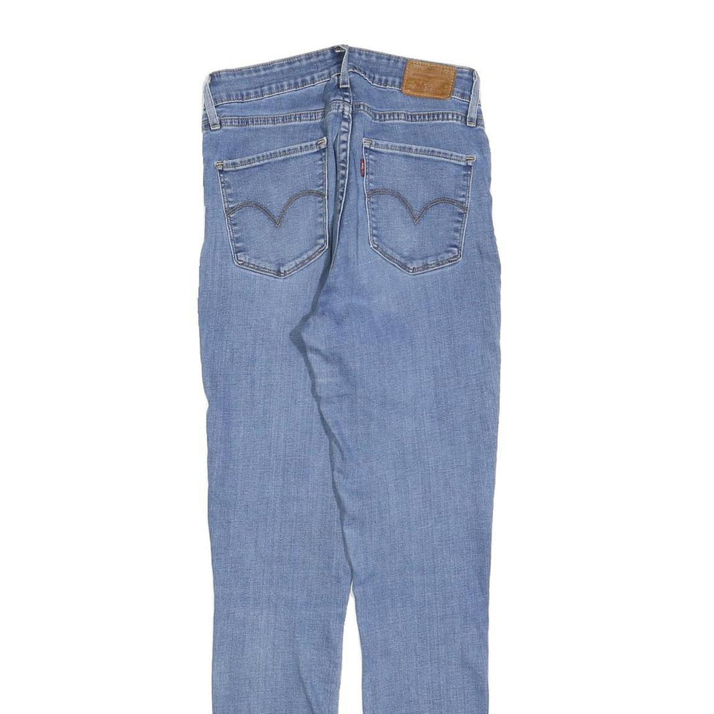 LEVI'S 721 Womens Jeans Blue Slim Skinny Denim Light W28 L30 Stretch Cotton