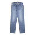 LEVI'S 505 Mens Jeans Blue Regular Straight Denim Medium W32 L32 Classic Fit Zip