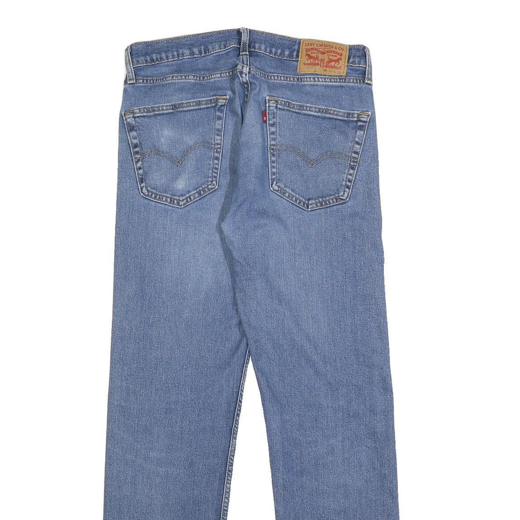 LEVI'S 505 Mens Jeans Blue Regular Straight Denim Medium W32 L32 Classic Fit Zip