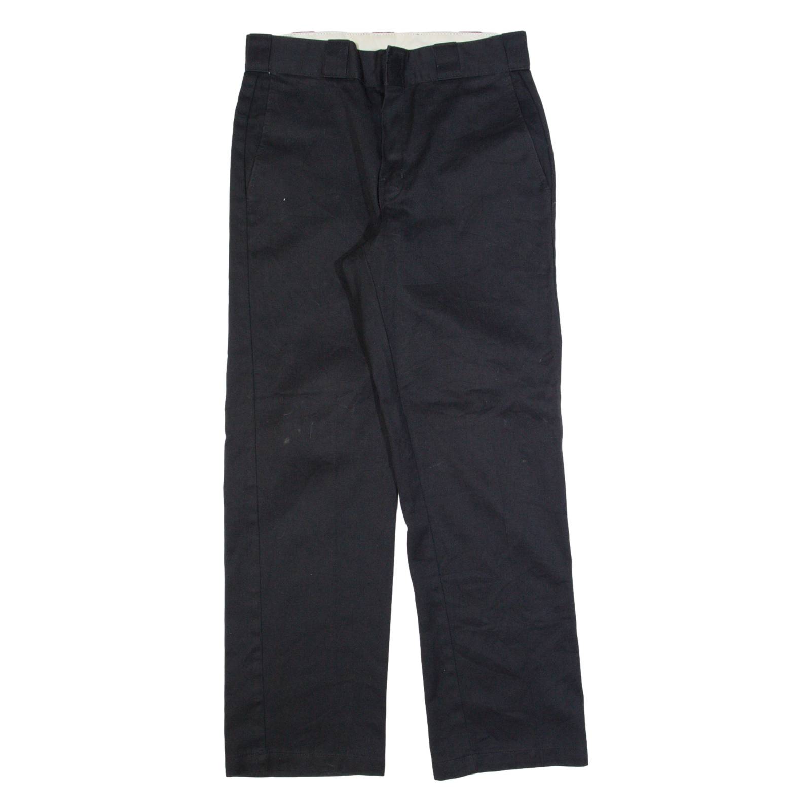 DICKIES Workwear Mens Trousers Black Regular Straight W30 L30
