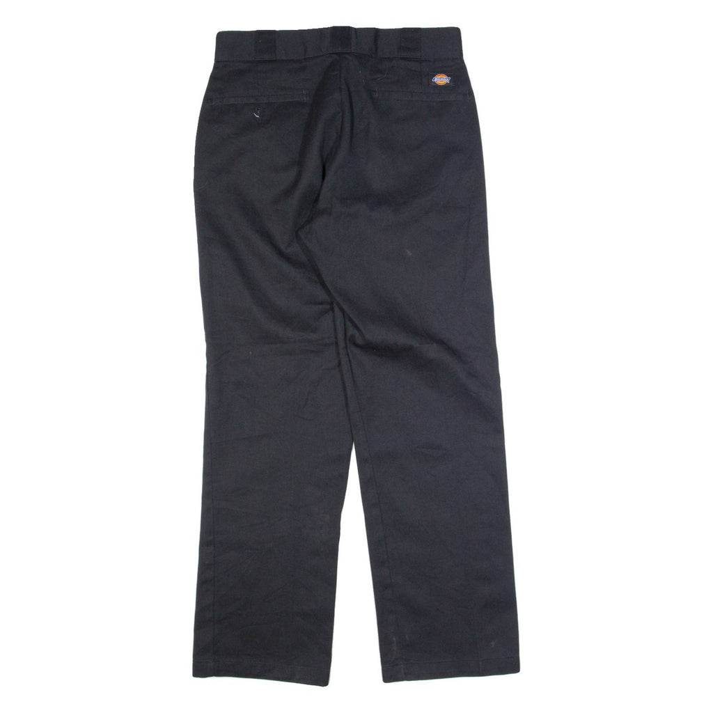 DICKIES Workwear Mens Trousers Black Regular Straight W30 L30
