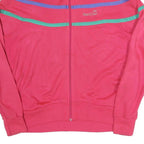 TRACK&COURT Womens Pink Cotton Blend Zip Jacket L Sport Casual Lightweight