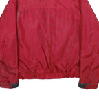 TOMMY HILFIGER Mens Red Nylon Jacket XL Windbreaker Zip Pocketed