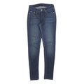 LEVI'S 535 Womens Jeans Blue Slim Skinny Denim Medium W24 L29 Stretch Zip