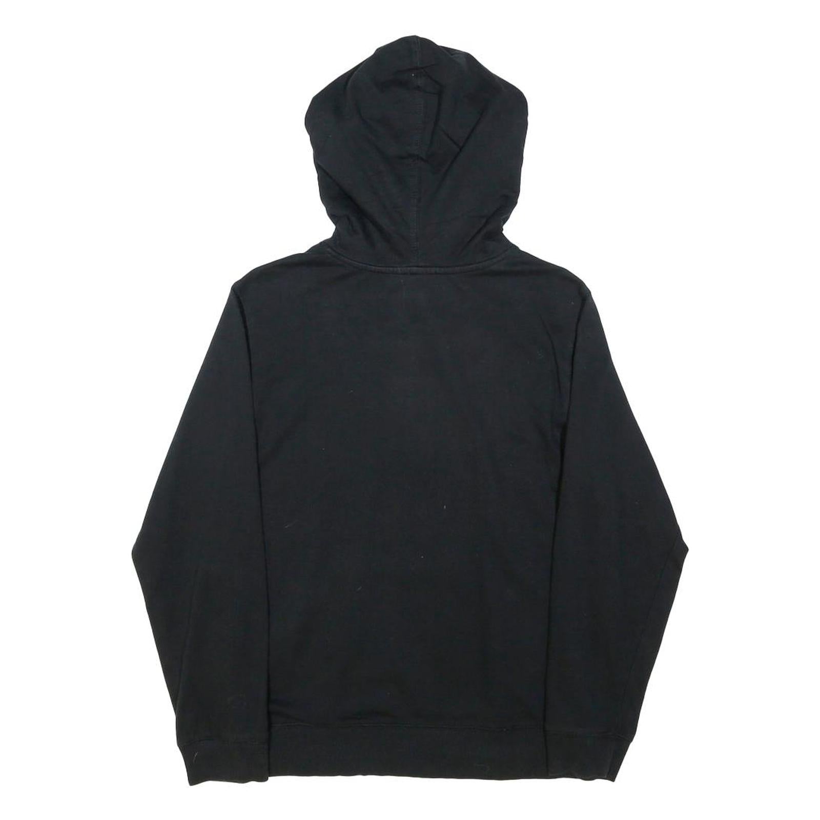 CHAMPION Womens Black Hoodie XXS Cotton Blend Pullover Lightweight Casual