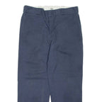 DICKIES Mens Trousers Blue Regular Straight W32 L30