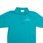 CRYSTAL Mens Polo Shirt Green S