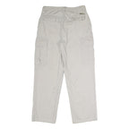 TOMMY JEANS Mens Cotton Beige Regular Straight Cargo Trousers W32 L30 Casual