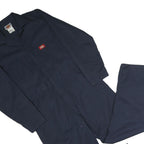 DICKIES Mens Navy Blue Cotton Blend Regular Fit Dungarees L W38 L28 Workwear