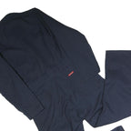 DICKIES Mens Navy Blue Cotton Blend Regular Fit Dungarees L W38 L28 Workwear