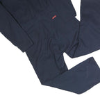 DICKIES Mens Navy Blue Cotton Blend Regular Fit Dungarees L W38 L28 Workwear