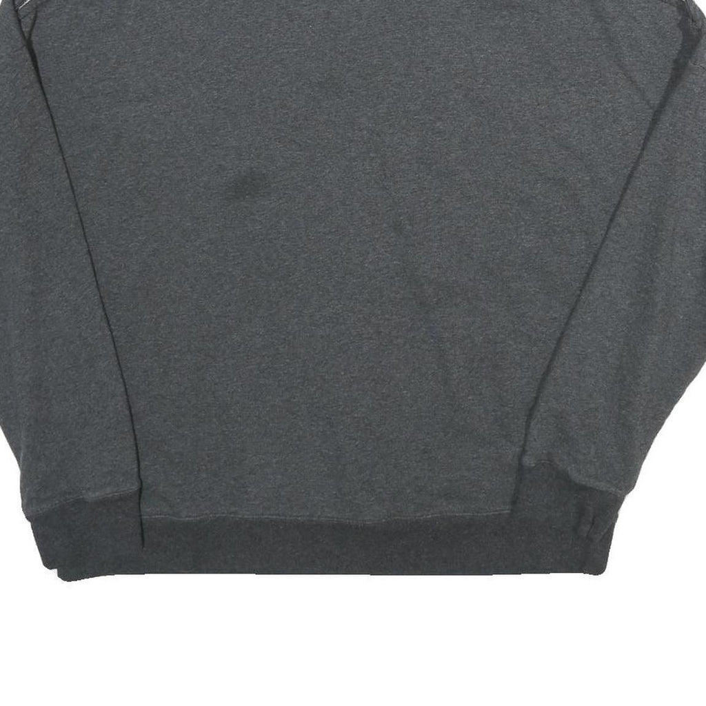 ALL SAINTS Womens Grey Pullover Crew Neck Sweatshirt S Cut-Out Shoulder Relaxed