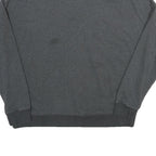 ALL SAINTS Womens Grey Pullover Crew Neck Sweatshirt S Cut-Out Shoulder Relaxed