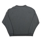 ALL SAINTS Womens Grey Pullover Crew Neck Sweatshirt S Cut-Out Shoulder Relaxed