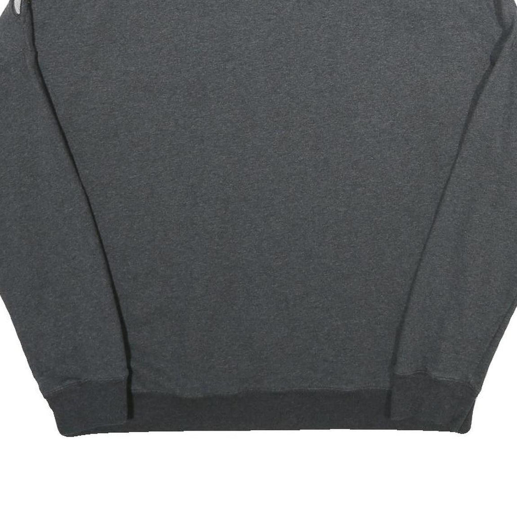 ALL SAINTS Womens Grey Pullover Crew Neck Sweatshirt S Cut-Out Shoulder Relaxed