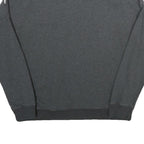 ALL SAINTS Womens Grey Pullover Crew Neck Sweatshirt S Cut-Out Shoulder Relaxed