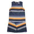 TED BAKER Womens Shift Dress Blue Striped Sleeveless Knee Length S