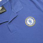 NIKE Mens Blue Chelsea FC Short Sleeve Polo Shirt M Cotton Sportswear