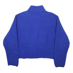 WOOLRICH Womens Blue Zip Jacket L Polyester Plain Casual Lightweight