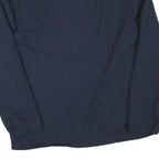 NAUTICA Mens Navy Blue Zip Jacket Polyester L Classic Plain Lightweight Casual
