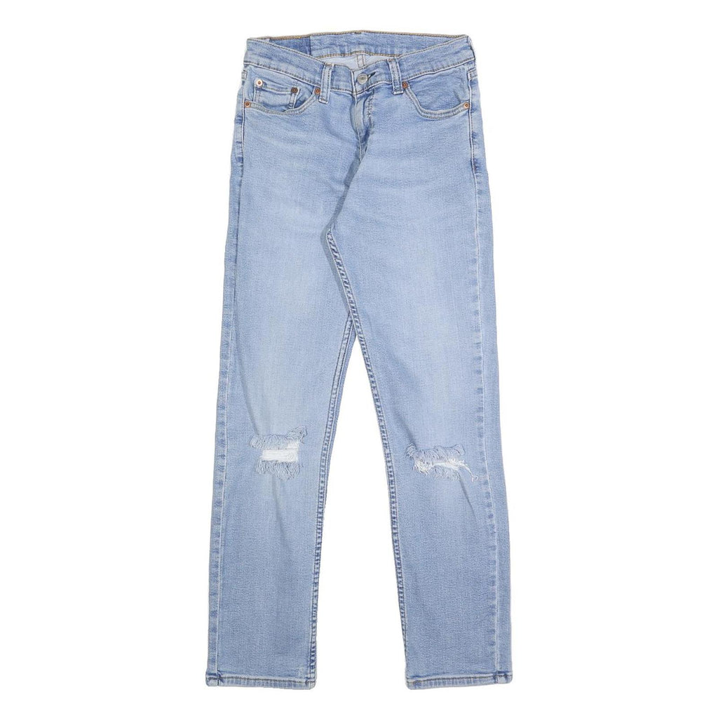 LEVI'S 511 Slim Mens Jeans Blue Slim Skinny Denim Light W26 L26 Fashion Casual