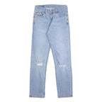 LEVI'S 511 Slim Mens Jeans Blue Slim Skinny Denim Light W26 L26 Fashion Casual