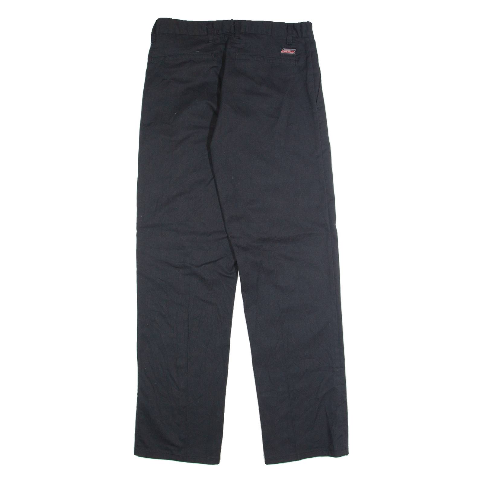 DICKIES Chino Mens Trousers Black Regular Straight W30 L32