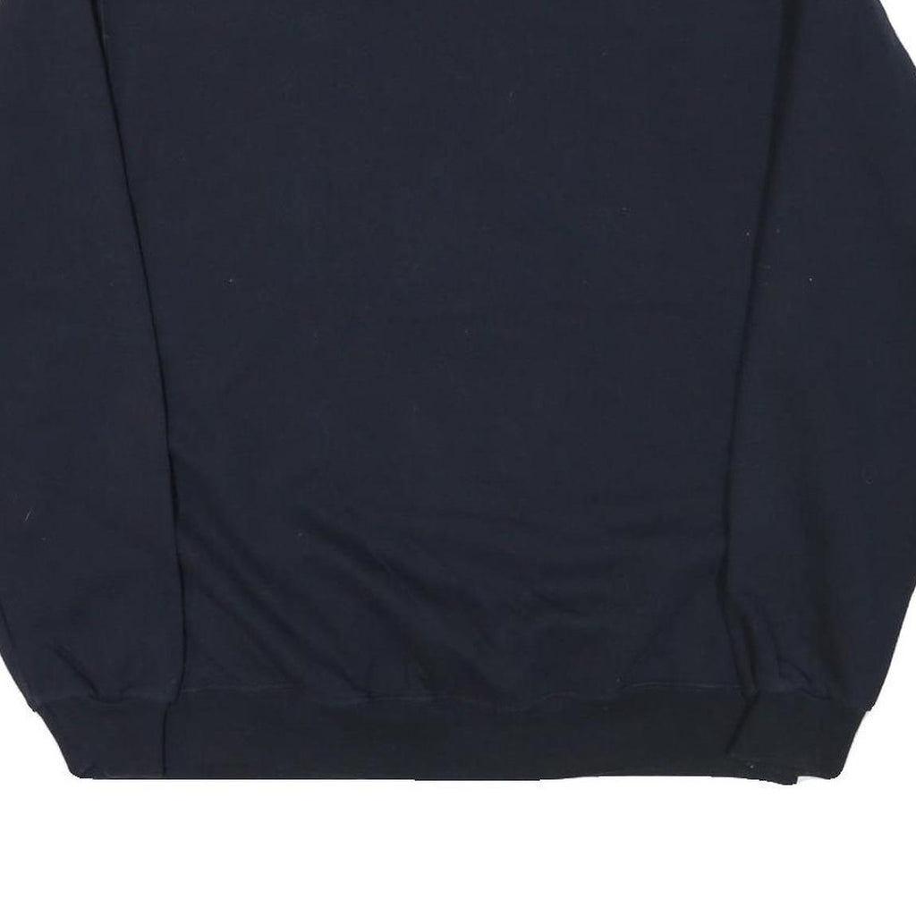 CHAMPION Mens Navy Blue UCSB Alumni Crew Neck L Cotton Blend Sweatshirt